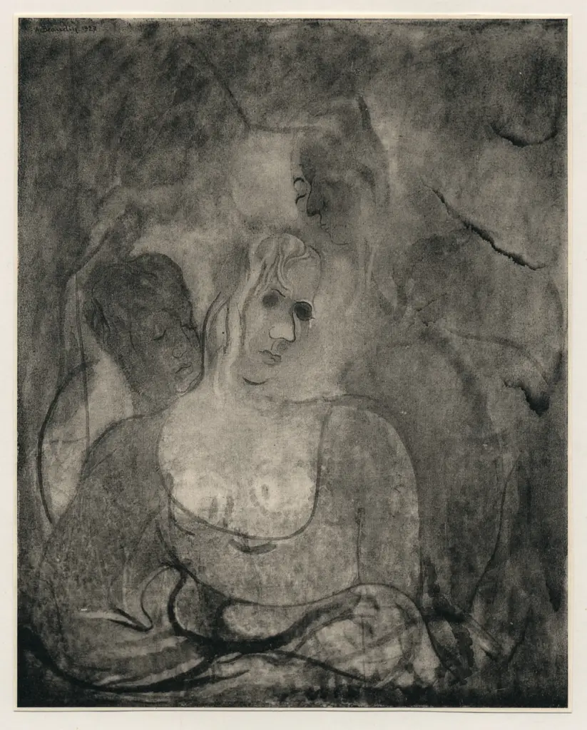 Beaudin, Andr&egrave; , La donna con i capelli di lino