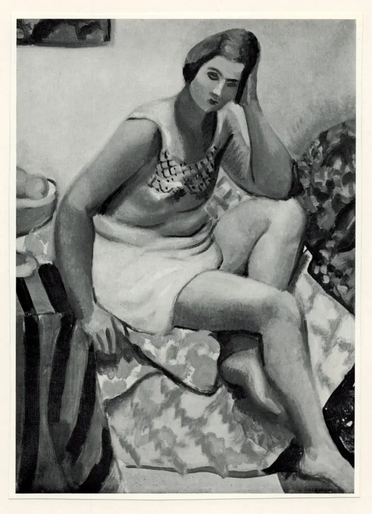 Anonimo , Bissi&egrave;re, Roger - sec. XIX/ XX - Giovane donna seduta , fronte