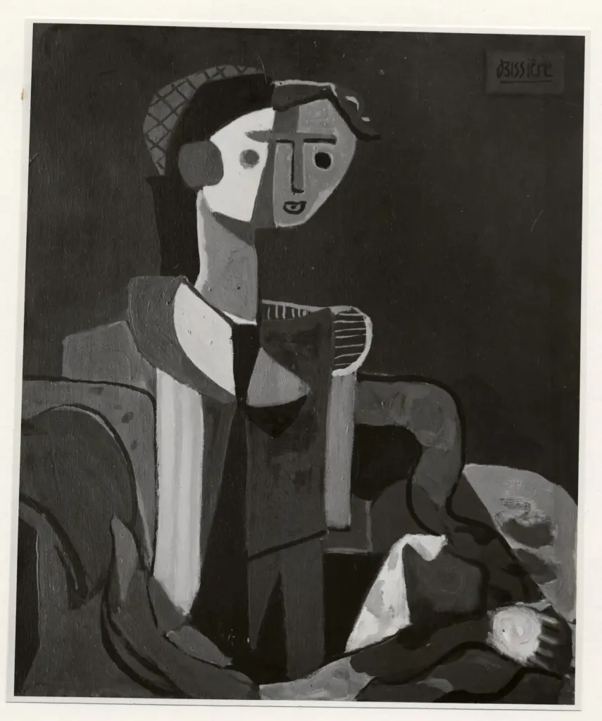 Anonimo , Bissi&egrave;re, Roger - sec. XX - Giovane donna , fronte