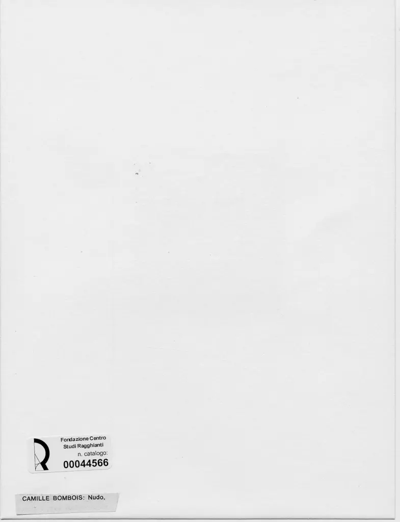 Anonimo , Bombois, Camille - sec. XIX/ XX - Nudo di donna , retro