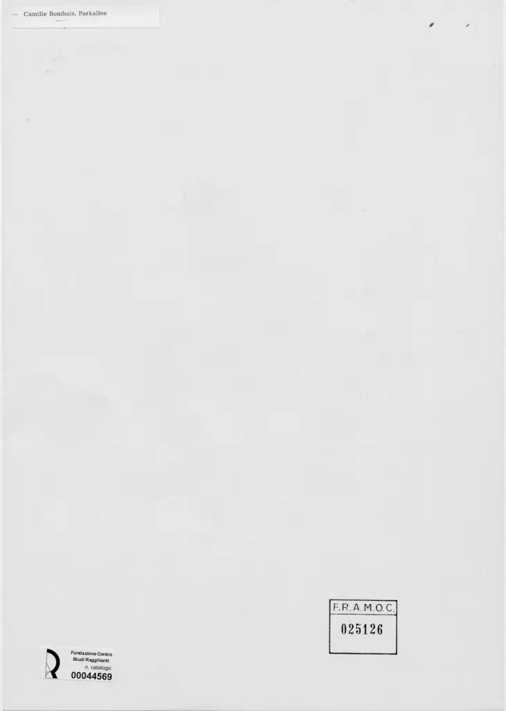 Anonimo , Bombois, Camille - sec. XIX/ XX - Parkallee , retro