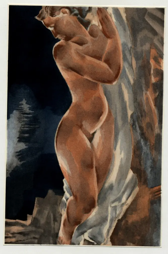 Bosshard, Rodolphe Th&eacute;ophile , Diana sdraiata