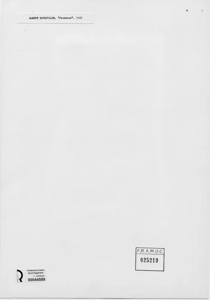 Anonimo , Bouquillon, Albert - sec. XX - Gli adolescenti , retro