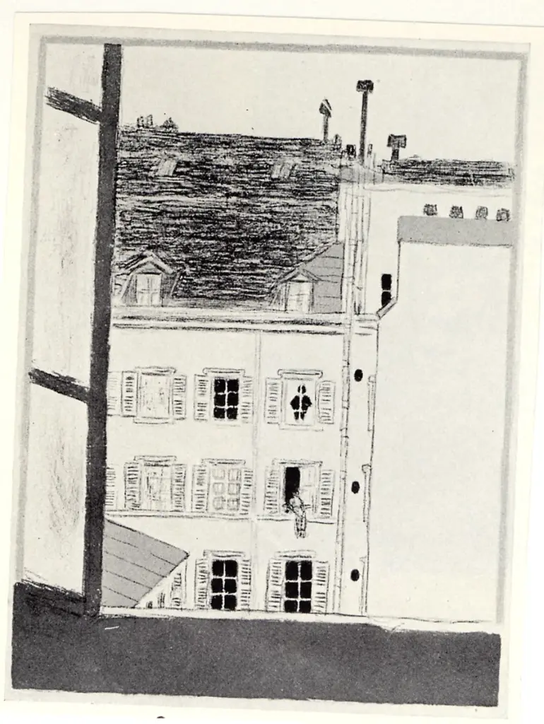 Anonimo , Bonnard, Pierre - sec. XX - Quelques aspects. Maison dans la cour , fronte