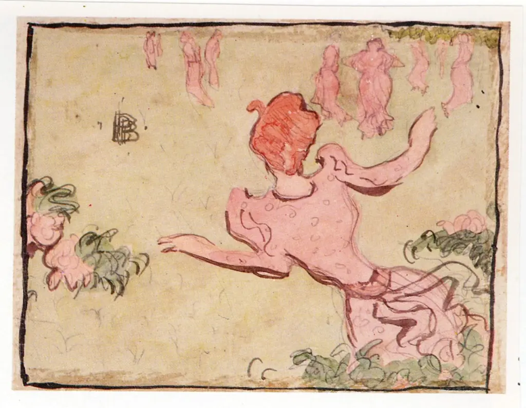 Anonimo , Bonnard, Pierre - sec. XIX - Figure , fronte