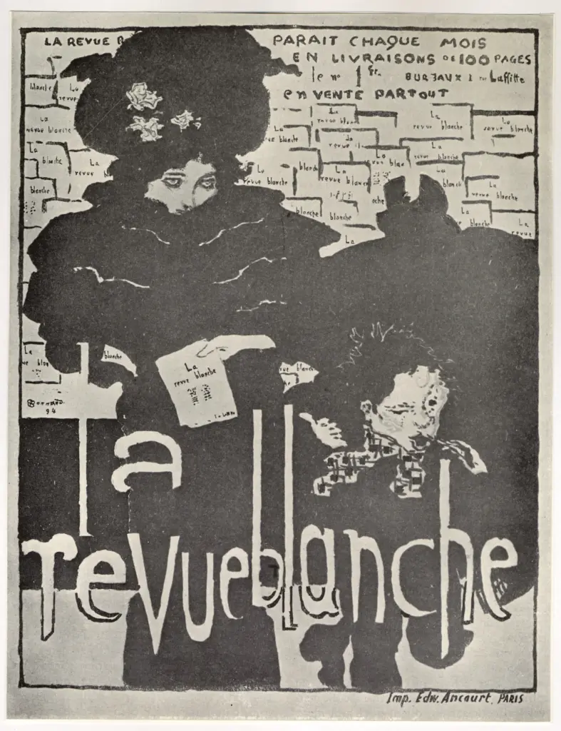 Anonimo , Bonnard, Pierre - sec. XIX/ XX - La Revue Blanche , fronte