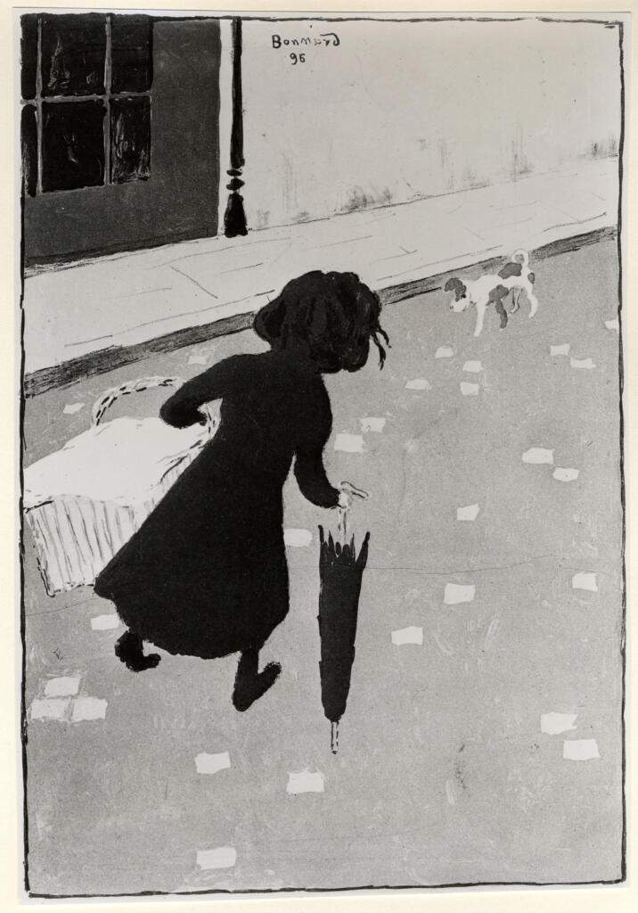 Anonimo , Bonnard, Pierre - sec. XIX - Ragazza della lavanderia , fronte