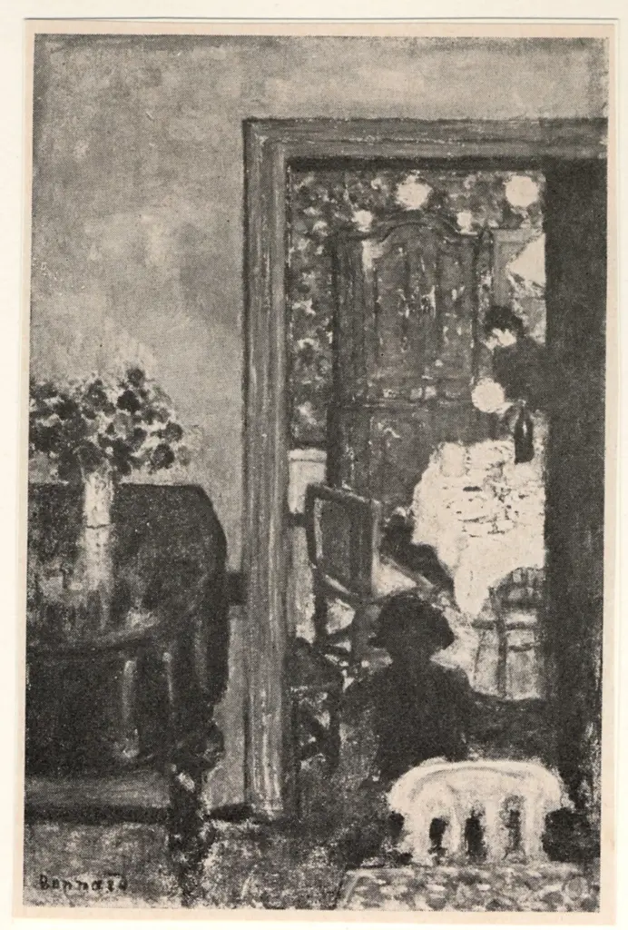 Anonimo , Bonnard, Pierre - sec. XIX - Interno , fronte