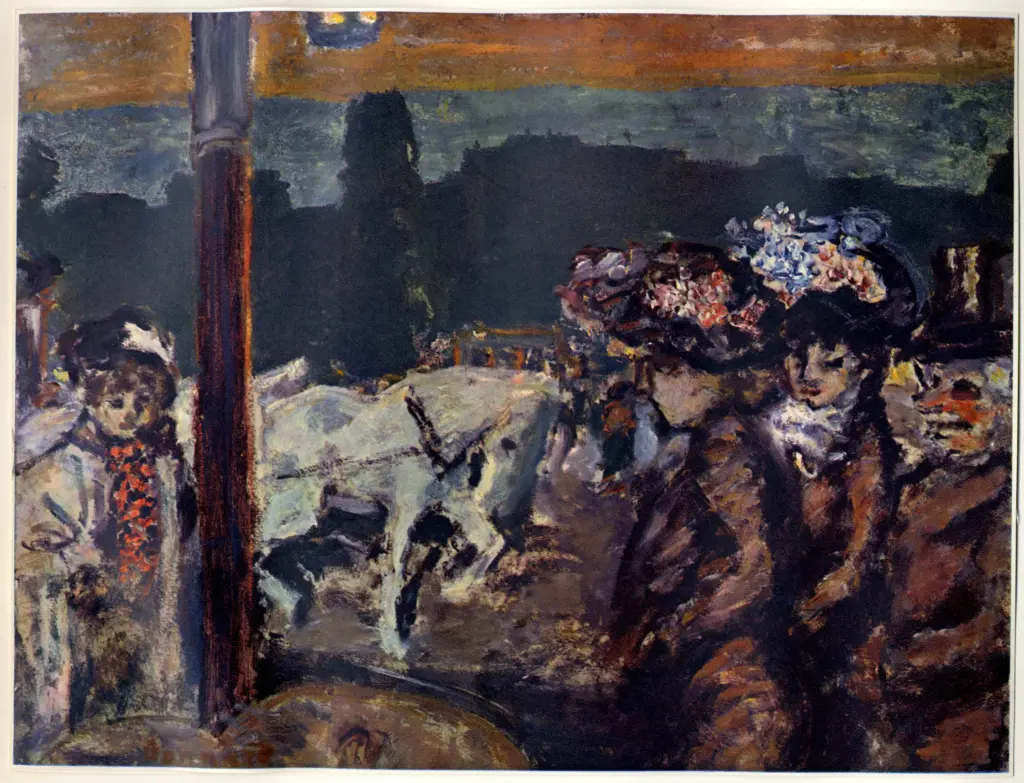 Anonimo , Bonnard, Pierre - sec. XX - Piazza Clichy , fronte