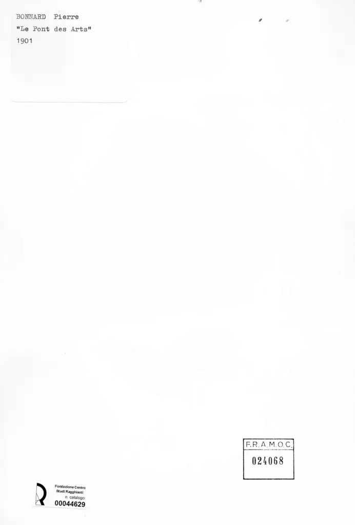 Anonimo, Anonimo , Bonnard, Pierre - sec. XX - , retro