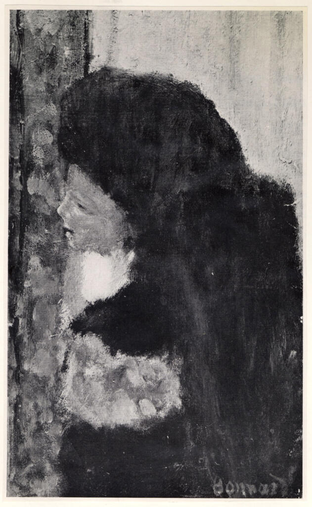 Anonimo , Bonnard, Pierre - sec. XX - Jeune fille à l'abondante chevelure , fronte
