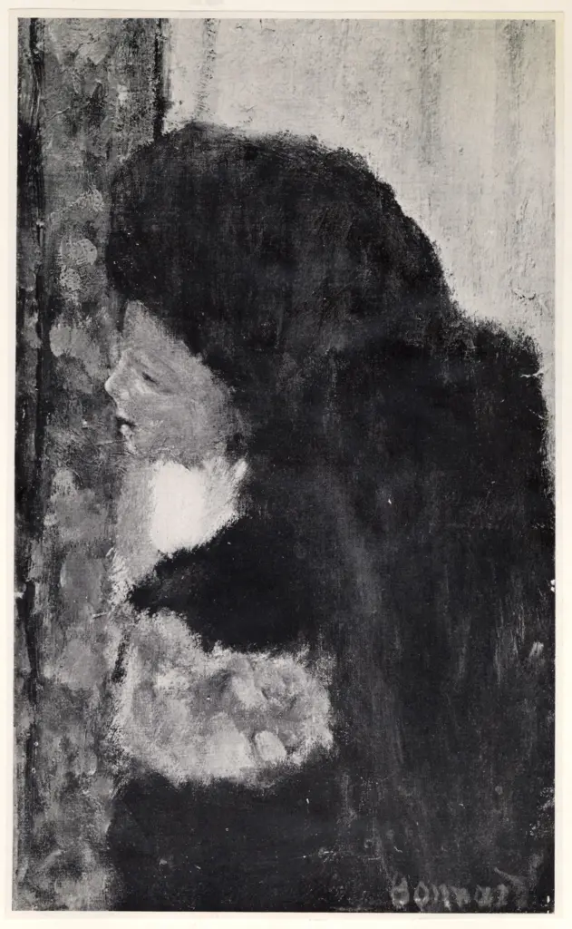 Anonimo , Bonnard, Pierre - sec. XX - Jeune fille &agrave; l'abondante chevelure , fronte