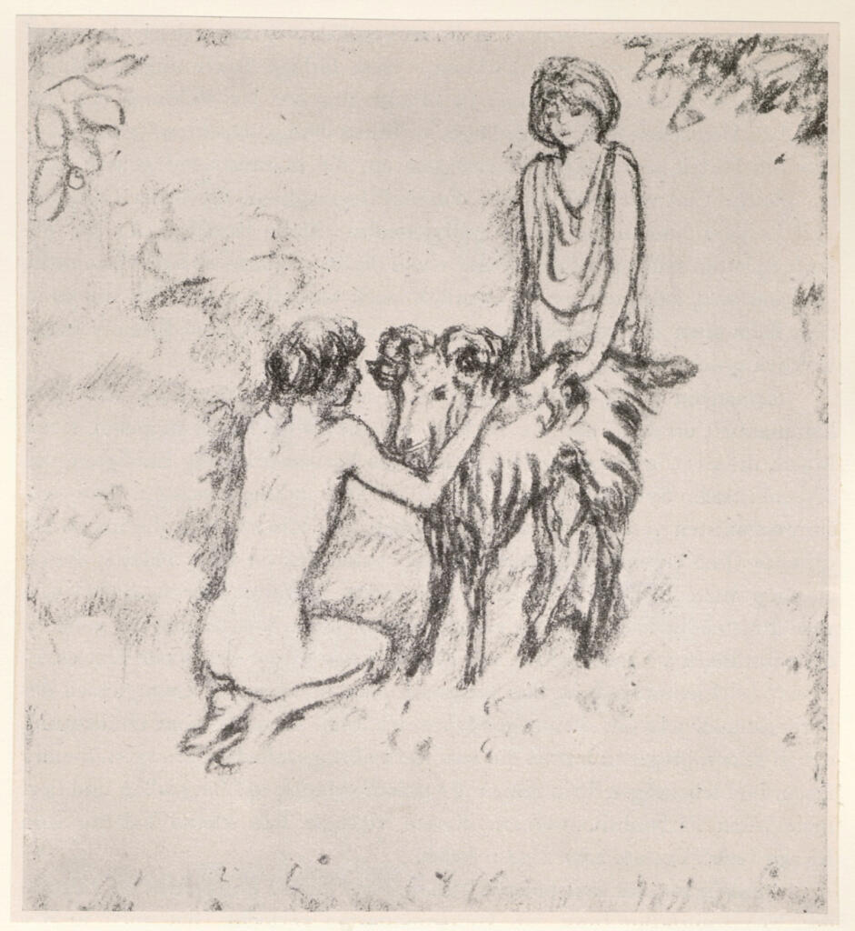 Anonimo , Rousseau, Henri - sec. XX - Tigre che attacca un bufalo , fronte