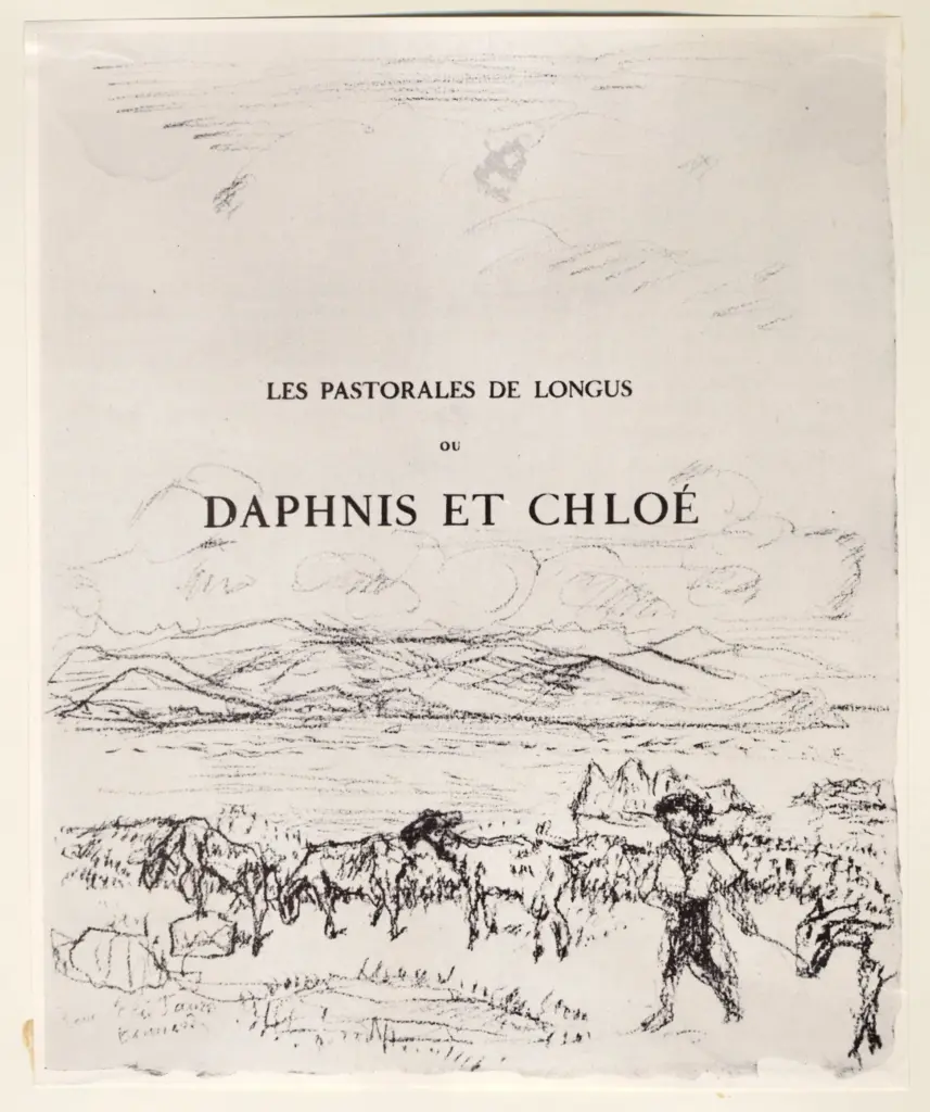 Anonimo , Bonnard, Pierre - sec. XIX - Daphnis et Chloé , fronte