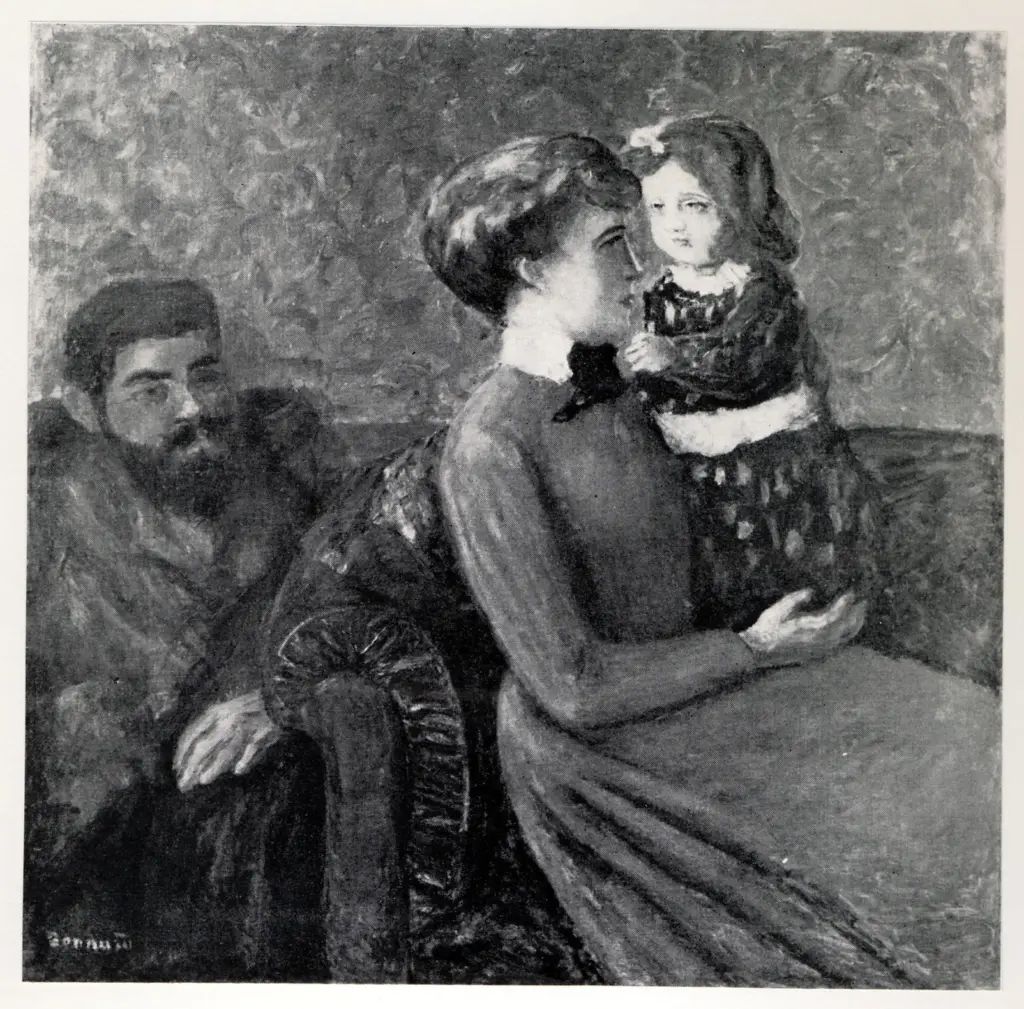 Anonimo , Bonnard, Pierre - sec. XX - La famiglia di Cipa Godebski , fronte