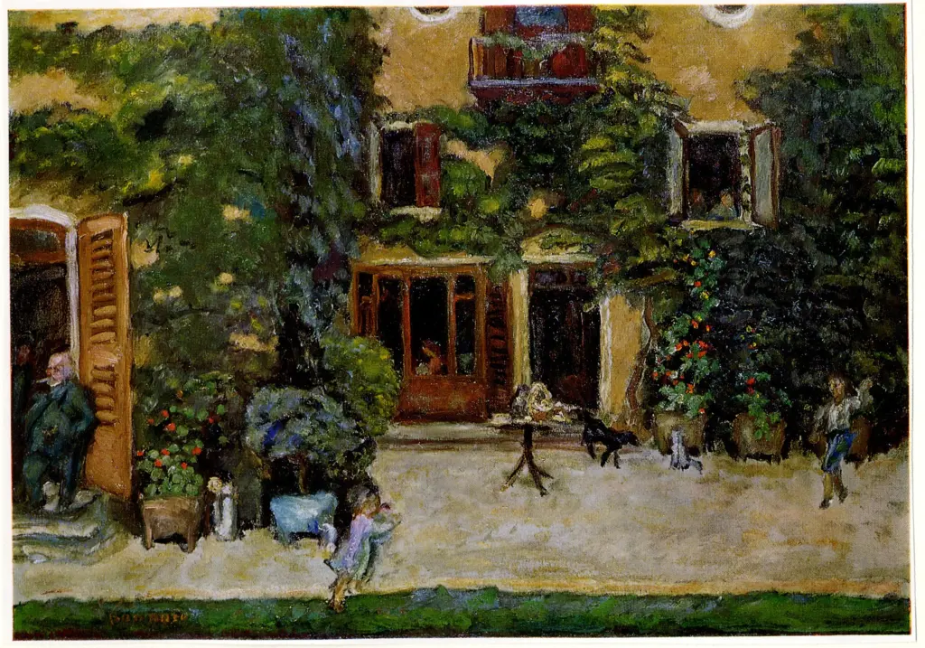 Anonimo , Bonnard, Pierre - sec. XX - La partita a palla , fronte