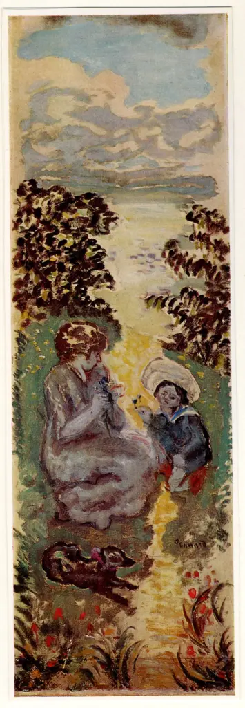 Bonnard, Pierre , In campagna II ( Madre con ragazzino)