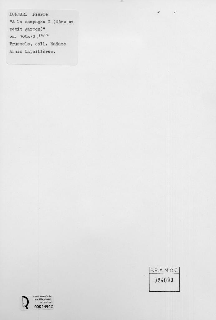 Anonimo , Bonnard, Pierre - sec. XX , retro