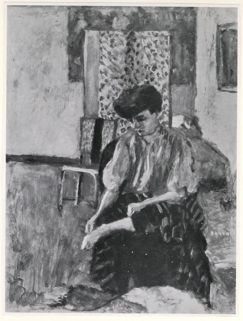 Anonimo , Bonnard, Pierre - sec. XX - Femme à la toilette , fronte