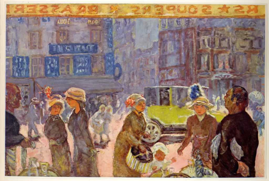 Bonnard, Pierre , Piazza Clichy, di giorno