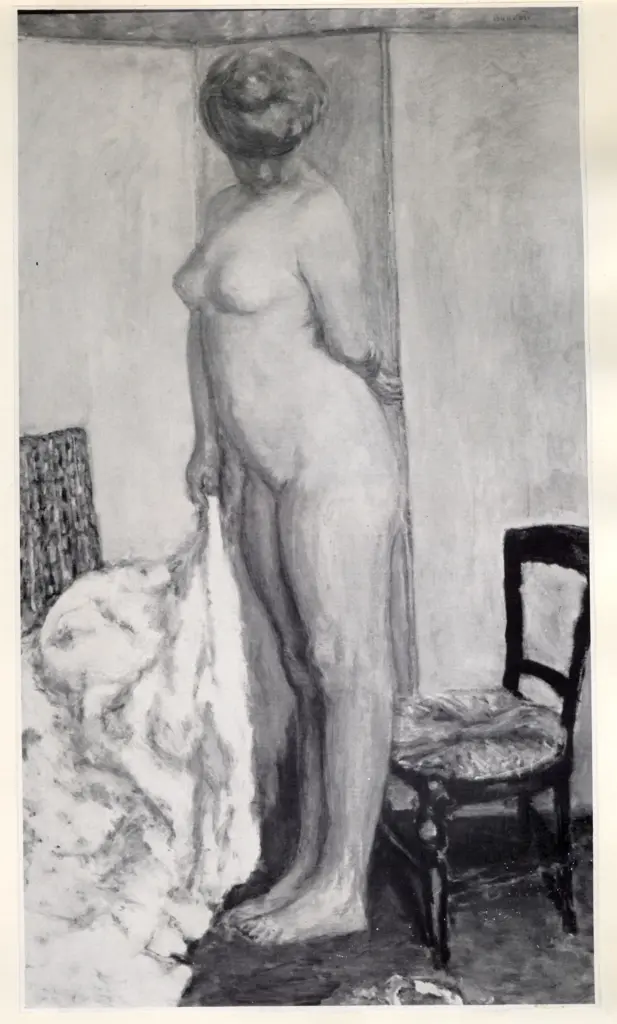 Anonimo , Bonnard, Pierre - sec. XX - Donna nuda , fronte