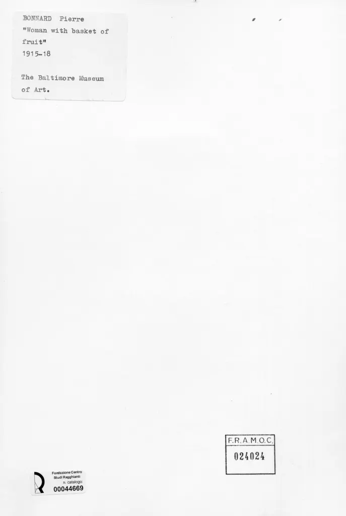 Anonimo , Bonnard, Pierre - sec. XX , retro