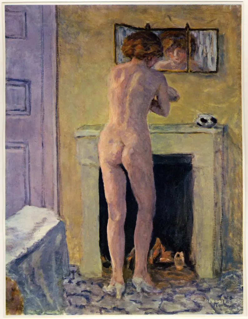 Anonimo , Bonnard, Pierre - sec. XX - Nu &agrave; la toilette , fronte
