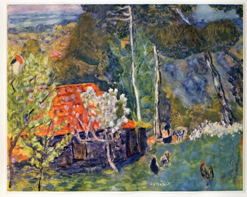 Anonimo , Bonnard, Pierre - sec. XX - La fattoria a Cannet , fronte