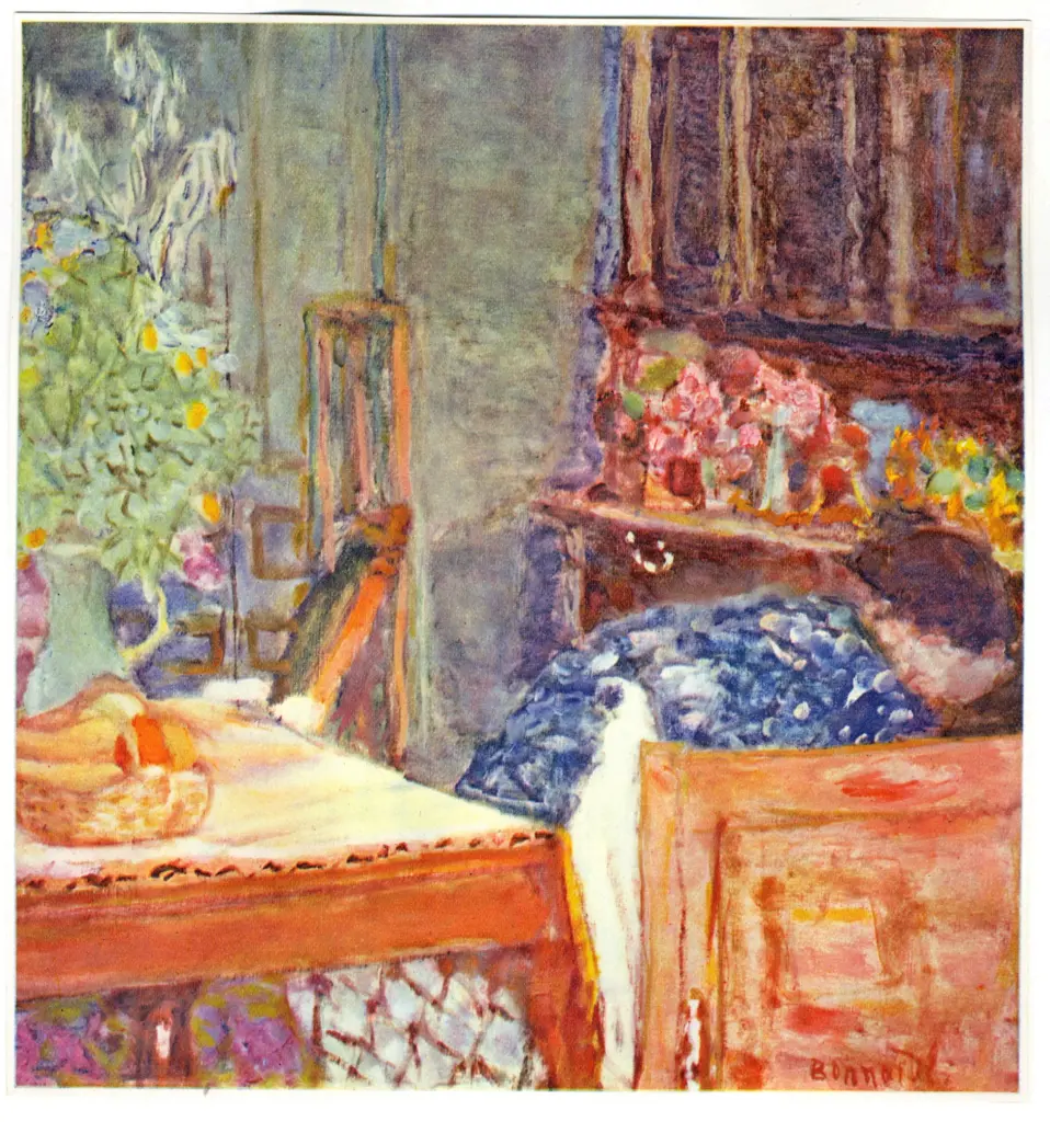 Anonimo , Bonnard, Pierre - sec. XX - Interno , fronte