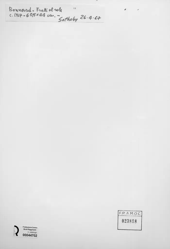 Anonimo, Anonimo , retro