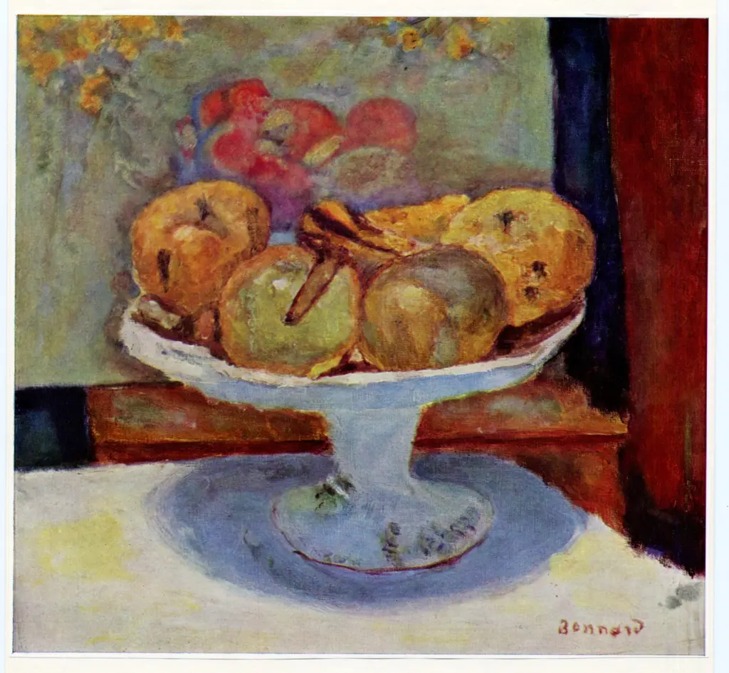 Anonimo , Bonnard, Pierre - sec. XX - Piatto con frutta , fronte