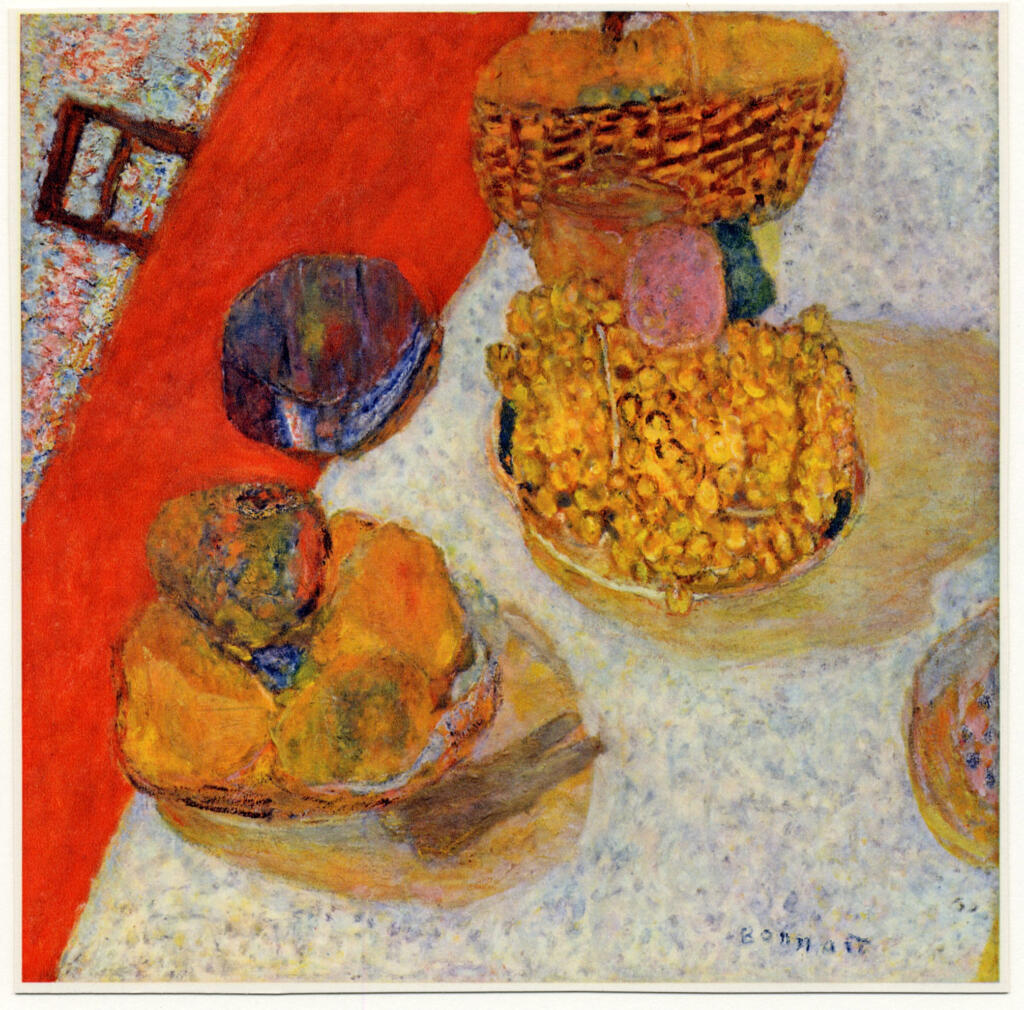 Anonimo , Bonnard, Pierre - sec. XX - Angolo di tavolo , fronte