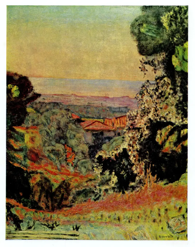 Anonimo , Bonnard, Pierre - sec. XX - Paesaggio classico , fronte