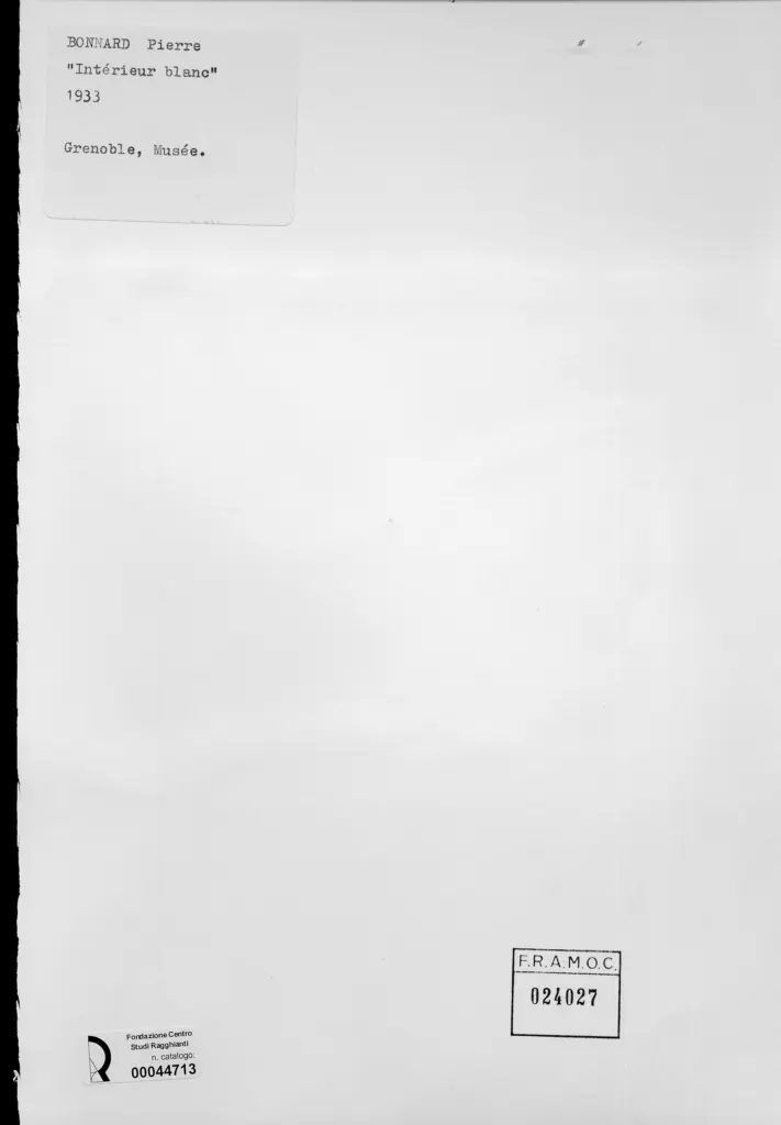 Anonimo , Bonnard, Pierre - sec. XX , retro