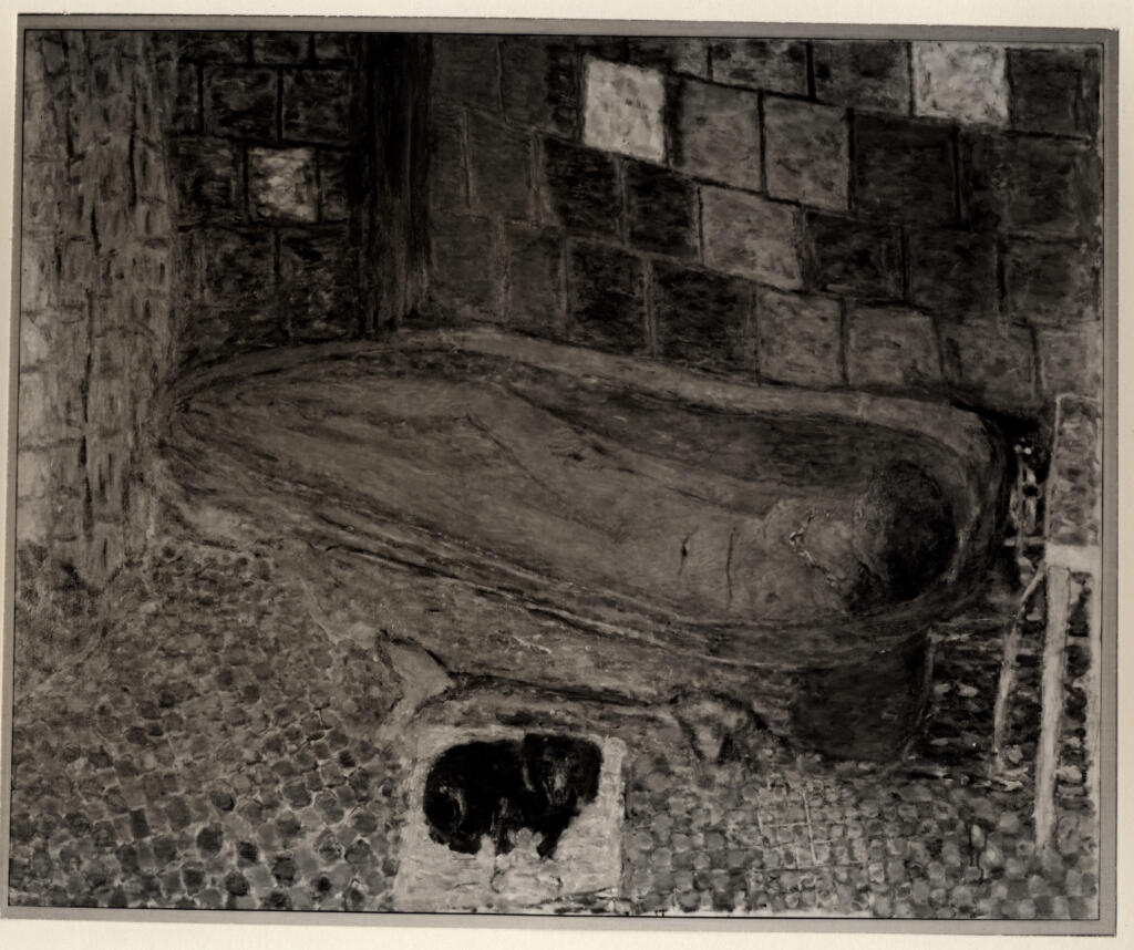 Anonimo , Bonnard, Pierre - sec. XX - Nudo nella vasca da bagno , fronte