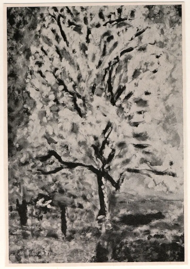 Anonimo , Bonnard, Pierre - sec. XX - Mandorlo in fiore , fronte