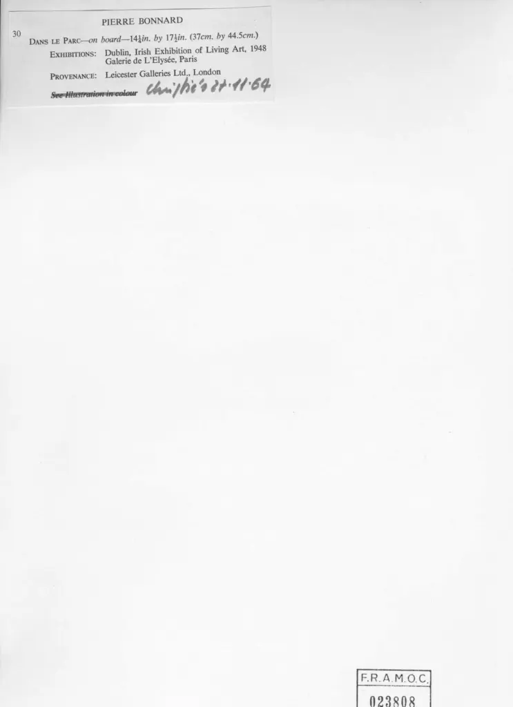 Bonnard, Pierre , retro