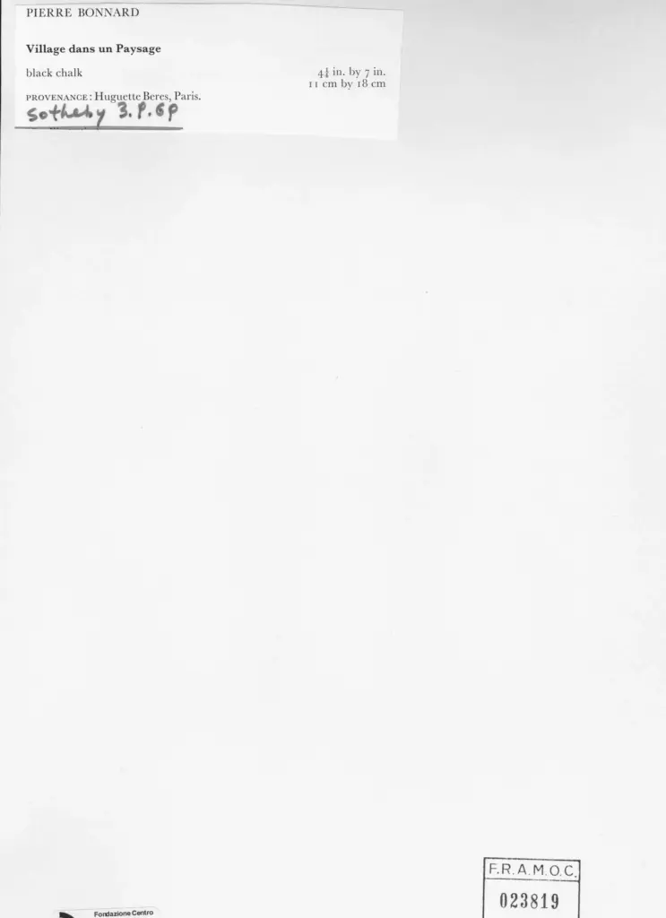 Bonnard, Pierre , retro