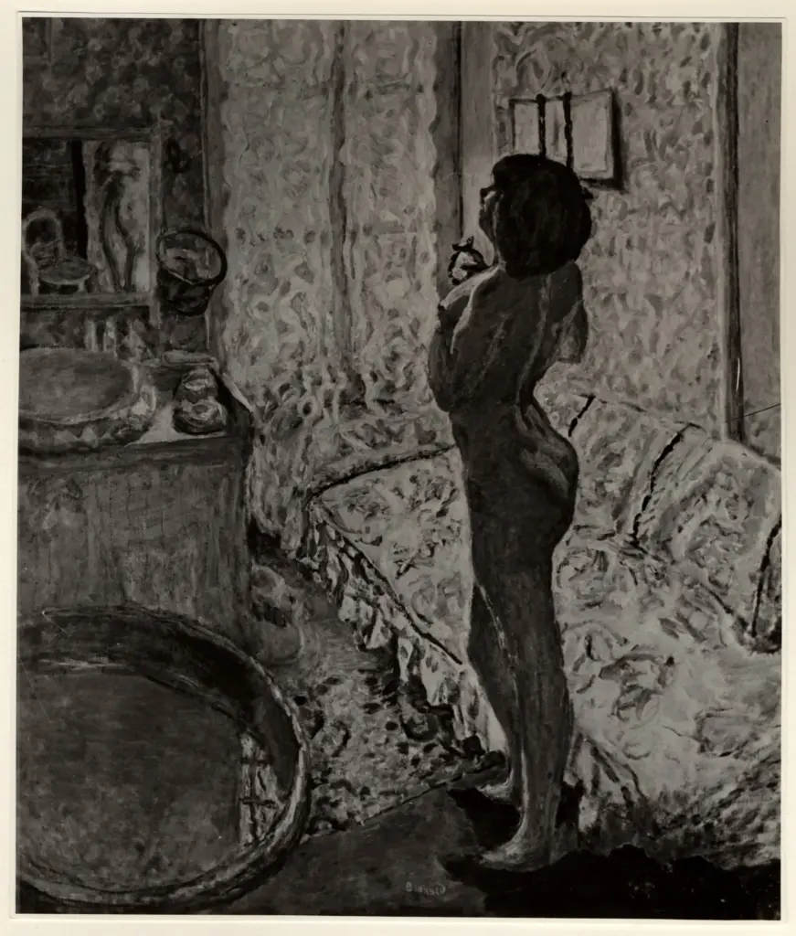 Anonimo , Bonnard, Pierre - sec. XIX/XX - Nu &agrave; contre jour , fronte