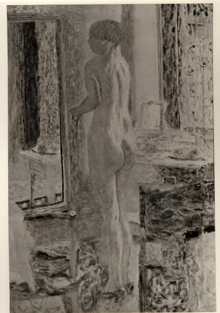 Anonimo , Bonnard, Pierre - sec. XX - Nudo allo specchio , fronte