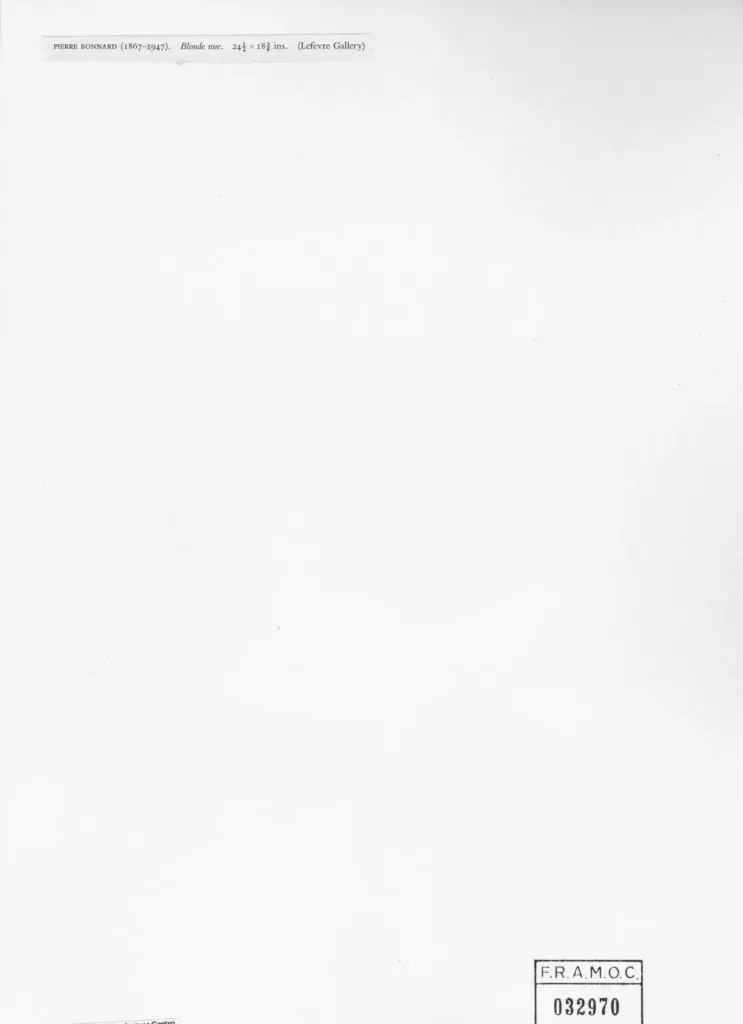 Bonnard, Pierre , retro