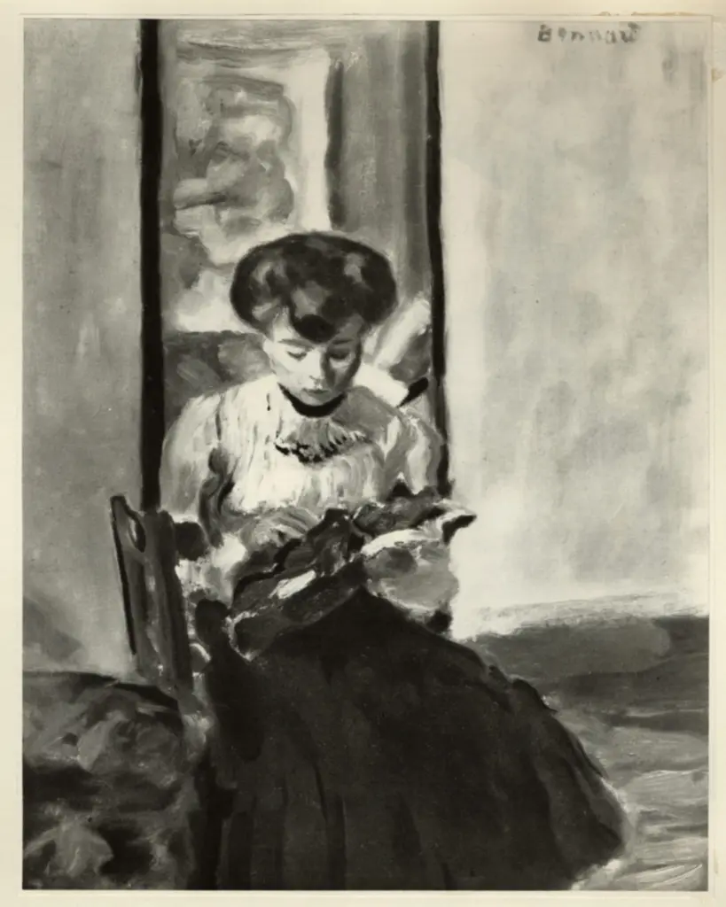 Anonimo , Bonnard, Pierre - sec. XX - La modiste , fronte