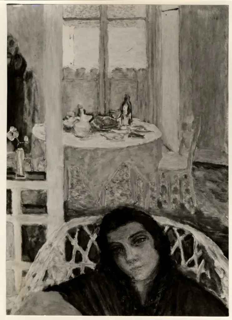 Anonimo , Bonnard, Pierre - sec. XX - Int&eacute;rieur clair , fronte