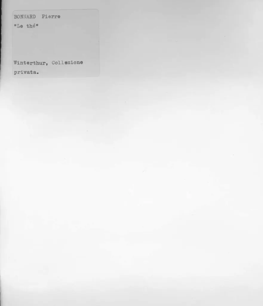 Anonimo , Bonnard, Pierre - sec. XX - Le Th&eacute; , retro