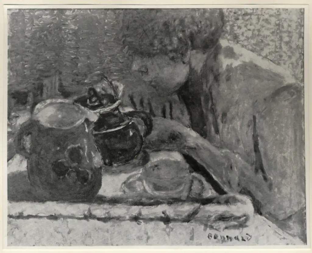 Anonimo , Bonnard, Pierre - sec. XIX/ XX - Le petit d&eacute;jeuner (la prima colazione) , fronte