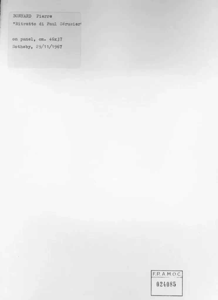 Bonnard, Pierre , retro