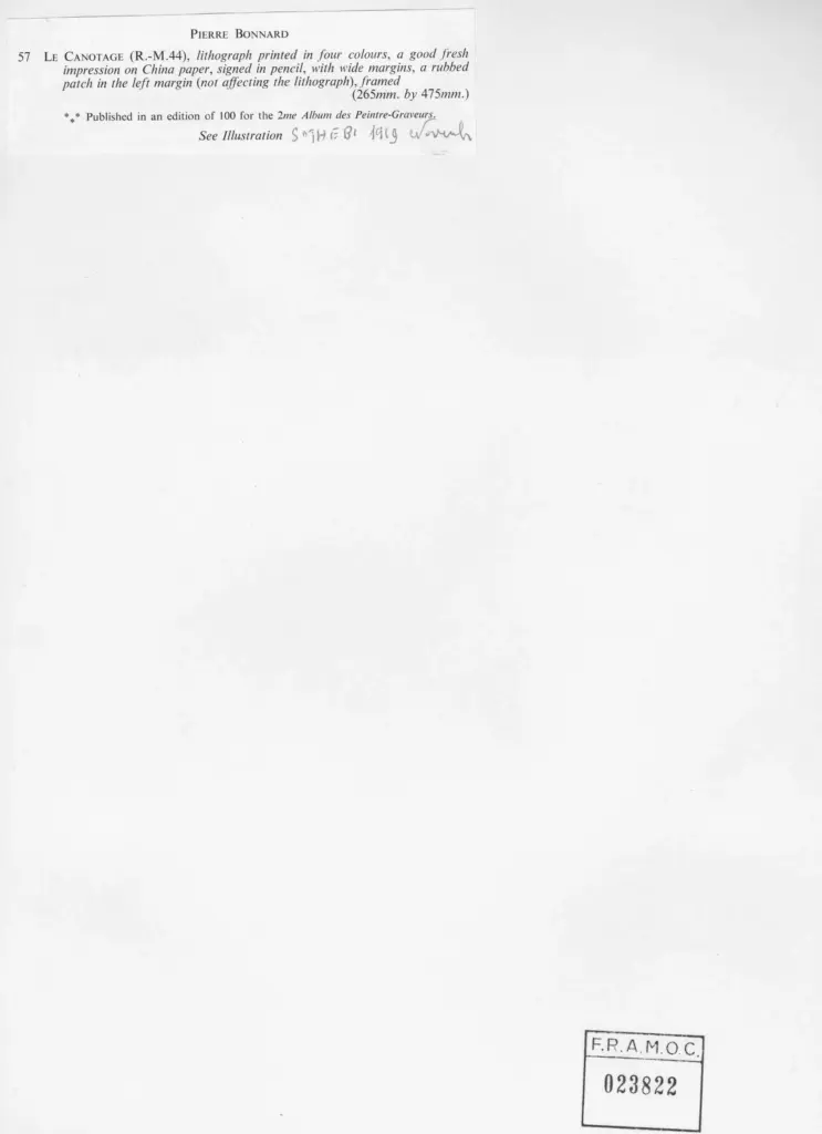 Bonnard, Pierre , retro