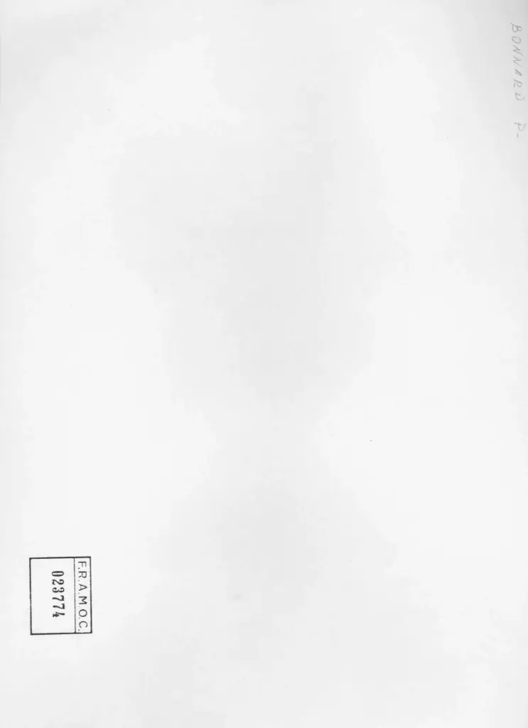 Anonimo , Bonnard, Pierre - sec. XIX/ XX - Donna seduta a un tavolo , retro