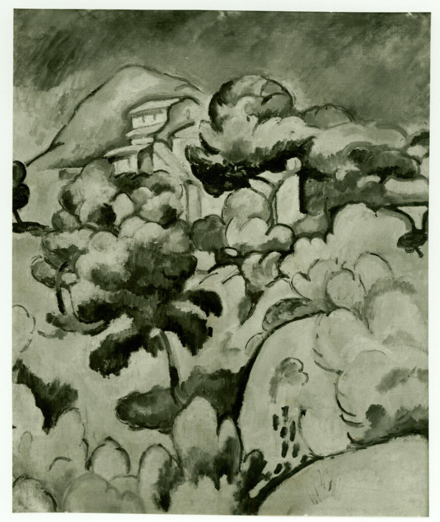 Anonimo , Braque, George - sec. XX - Paesaggio di La Ciotat , fronte