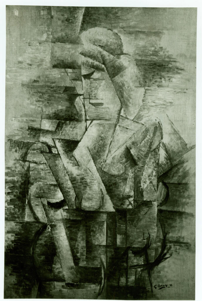 Anonimo , Braque, George - sec. XX - Buste de femme , fronte